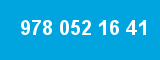 978 052 16 41 978 052 16 41